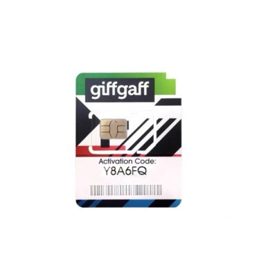 【英国保号神卡】giffgaff，已激活好，包含15英镑话费，可直接使用